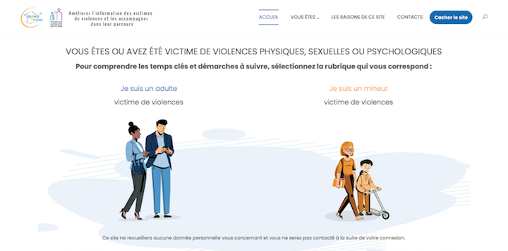 A new website to help victims of violence
